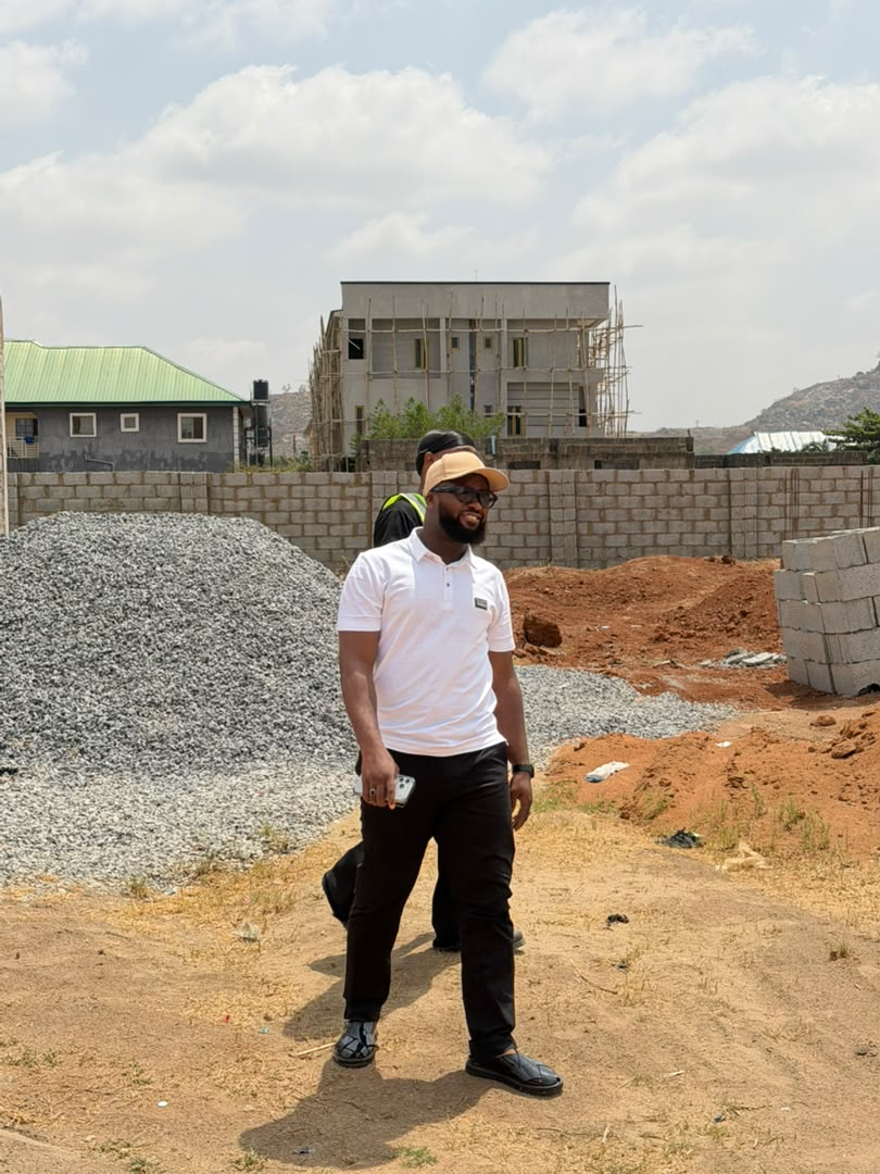 Adam Yasir Arafat inspecting a development site for Arafat Groups